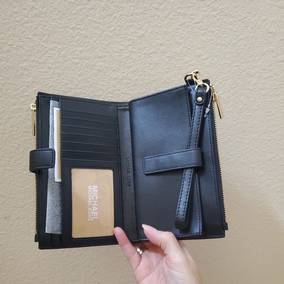 Michael kors Jet Set Double Zip Wristlet Wallet - Picture 5 of 7
